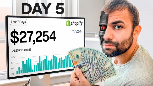 I Tried Dropshipping Using Only AI for 7 Days (RAW Results)