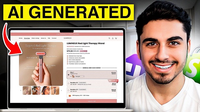 Watch AI Build me a Shopify Store From Scratch in 10 Minutes (I Show Everything)